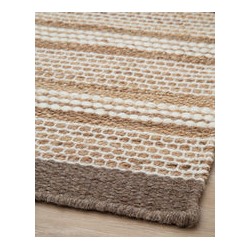 Tapete Jute Novato Natural / White