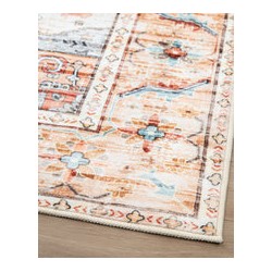 Tapete Doha 240323B Medallón Naranja