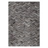 Tapete Cow Hide Rug Parquet Dark Grey