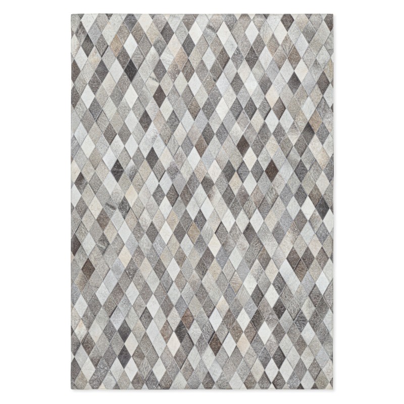 Tapete Cow Hide Rug Diamond Grey