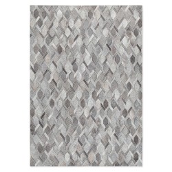 Tapete Cow Hide Rug Chain Simply Grey