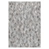 Tapete Cow Hide Rug Chain Simply Grey