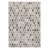 Tapete Cow Hide Rug Chain Lt Grey