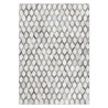 Tapete Cow Hide Rug Chain Dark Grey
