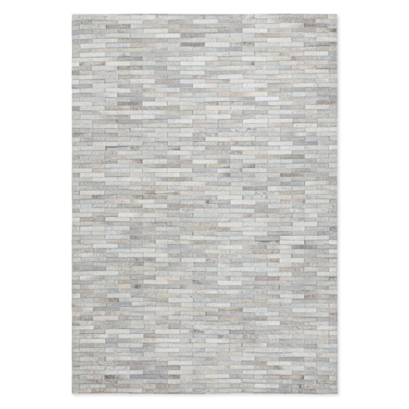 Tapete Cow Hide Rug Brick Lt Grey