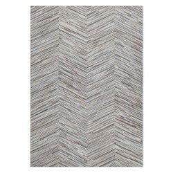 Tapete Cow Hide Fino Dark Grey