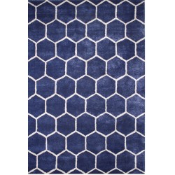 Tapete Viena Panal Navy/ Silver