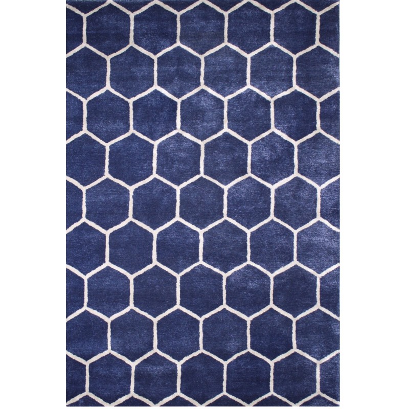 Tapete Viena Panal Navy/ Silver