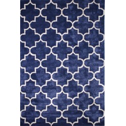 Tapete Viena Mosaico Navy / Silver