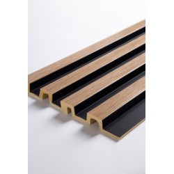 Panel 3D Grande Black and Almond