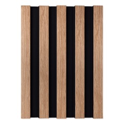 Panel 3D Grande Black and Almond