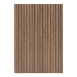 Panel 3D Cóncavo Walnut