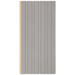 Panel WPC 3D Sidney Smoke Silver