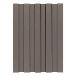 Panel 3D Grande Solid Dark Grey