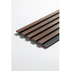 Panel 3D Chico Black and Wood