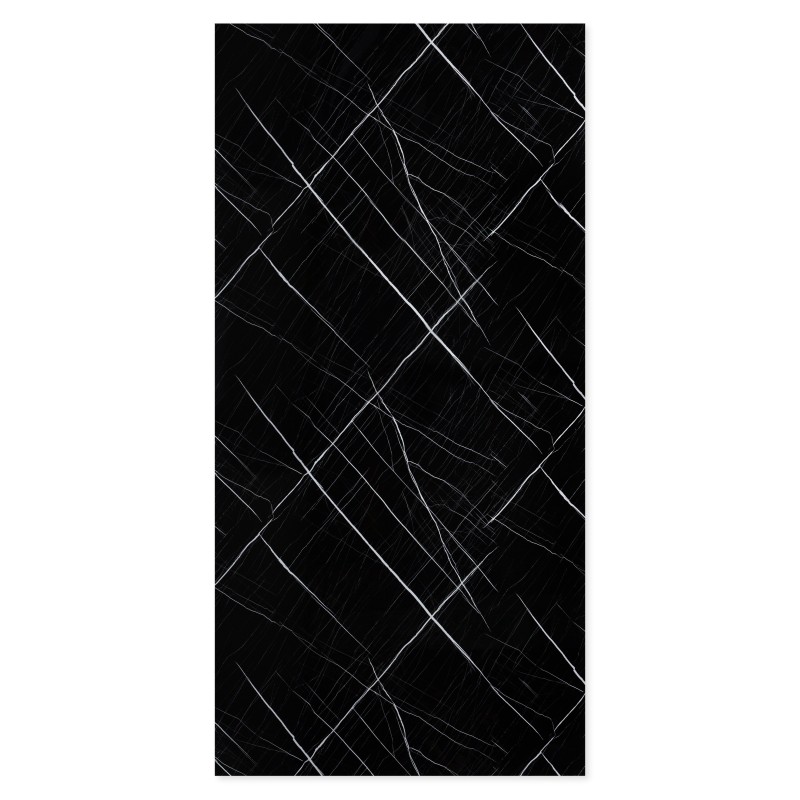 Lamina de PVC Mármol Diseño Negro Marquina