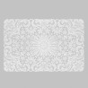 Mantel Individual Encaje Blanco