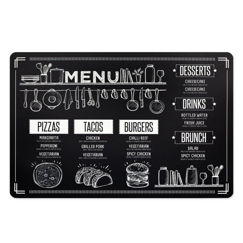 MANTEL INDIVIDUAL PP PRINTED 27182 / MENÚ