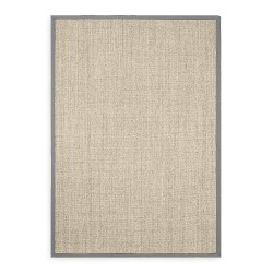 Tapete Sisal Border Marble/Grey