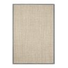 Tapete Sisal Border Marble/Grey
