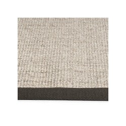 Tapete Sisal Border Marble/Brown