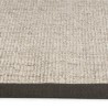 Tapete Sisal Border Marble/Brown