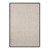 Tapete Sisal Border Marble/Brown