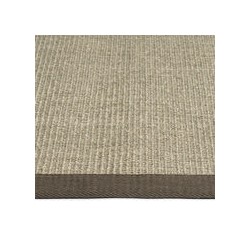 Tapete Sisal Border Dovemix/Brown