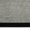 Tapete Sisal Border Dove Grey Mix / Black