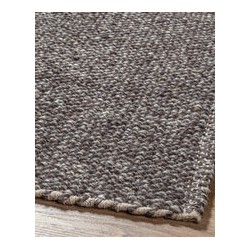 Tapete Looped Basket Weave Natural Raven (Dk Grey)