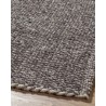 Tapete Looped Basket Weave Natural Raven (Dk Grey)